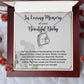 Forever in Our Hearts: A Memorial Necklace for Mothers Coping with Miscarriage - A Comforting and Thoughtful Gift Idea, Forever Love Necklace SNJW23-230203