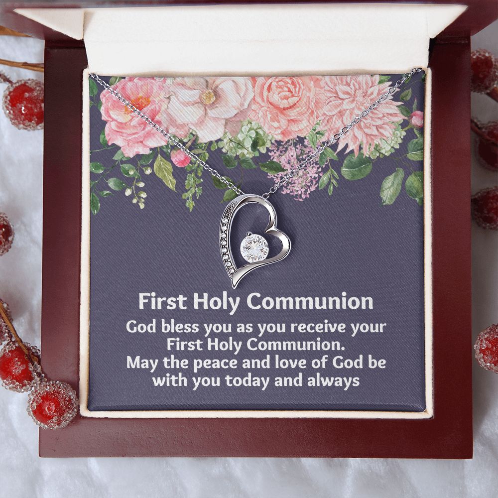 "Mark Your Daughter's First Communion with a Personalized Gift Necklace"