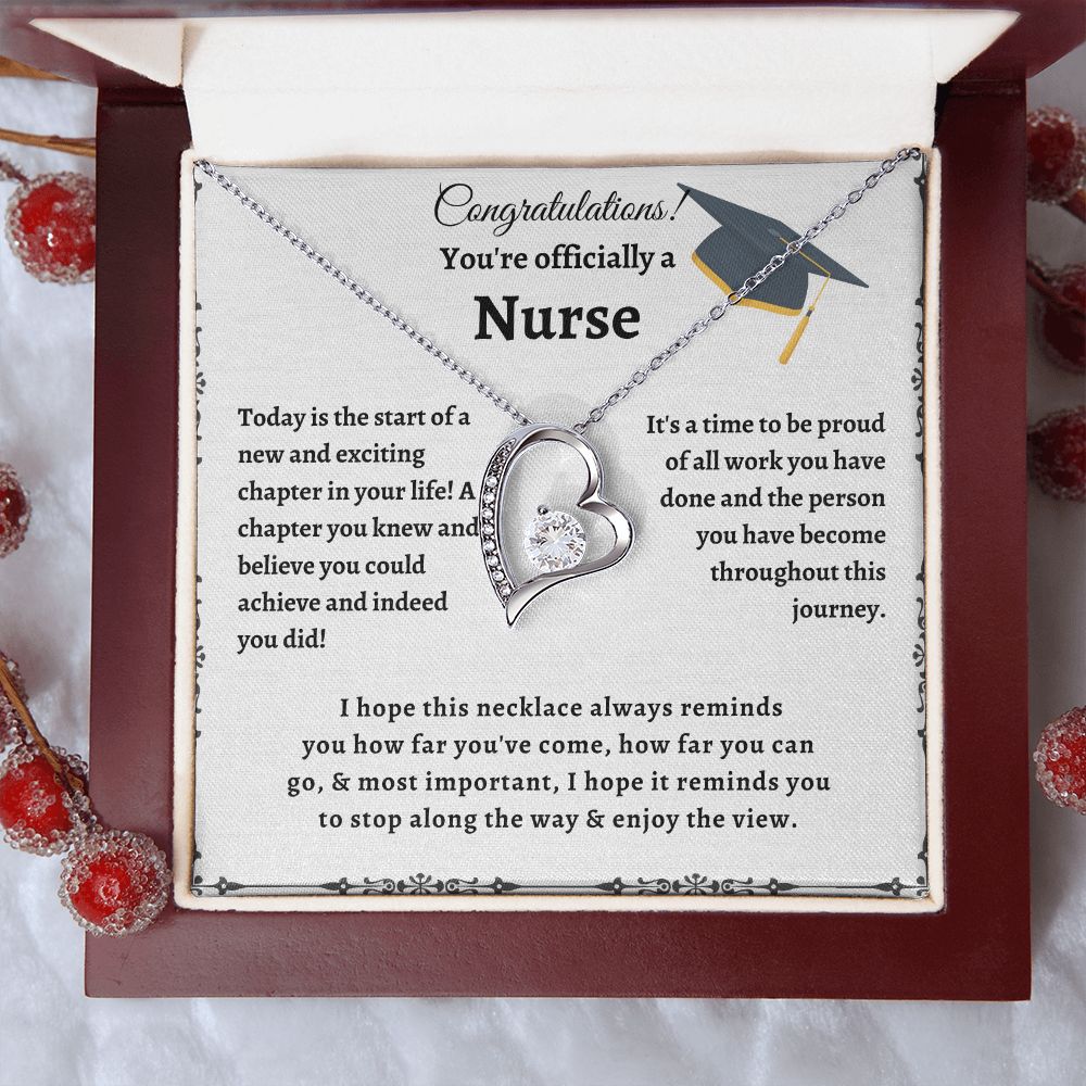 Graduation Necklace For Nurse - Nurses gifts for graduation that they will cherish for years to come, Graduation Necklace For Nurse, Nurse Graduate Gift, Nursing School SNJW23-030310