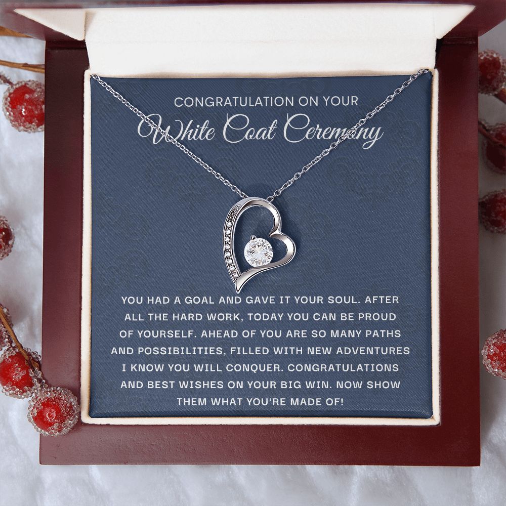 White Coat Ceremony Gift Necklace: the perfect way to commemorate their achievement, Nurse Graduation Gift, Graduation Gift For Nurse, New Nurse Gift, Future Nurse Gift SNJW23-030306