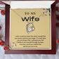 "To My Wife Necklace: The Meaningful Anniversary Gift for Your Wife"