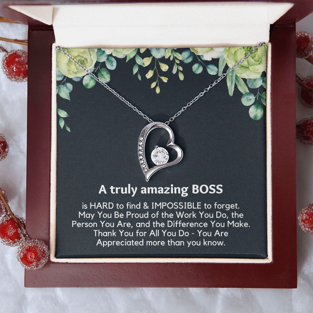 Boss Appreciation Gifts for Women Necklace: A Gesture That Will Leave a Lasting Impression"