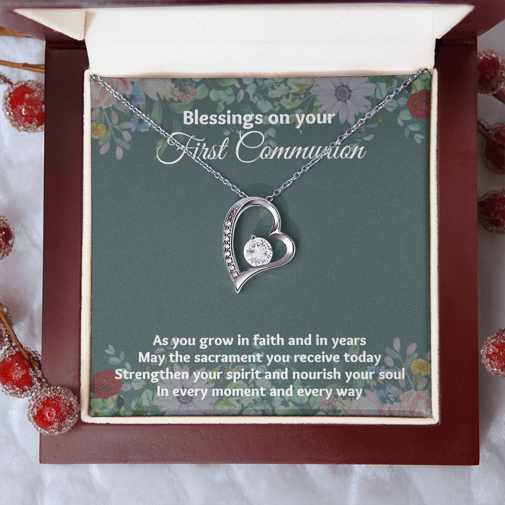 "Beautifully Crafted 1st Communion Gifts for Girls Necklace - The Meaningful Keepsake"