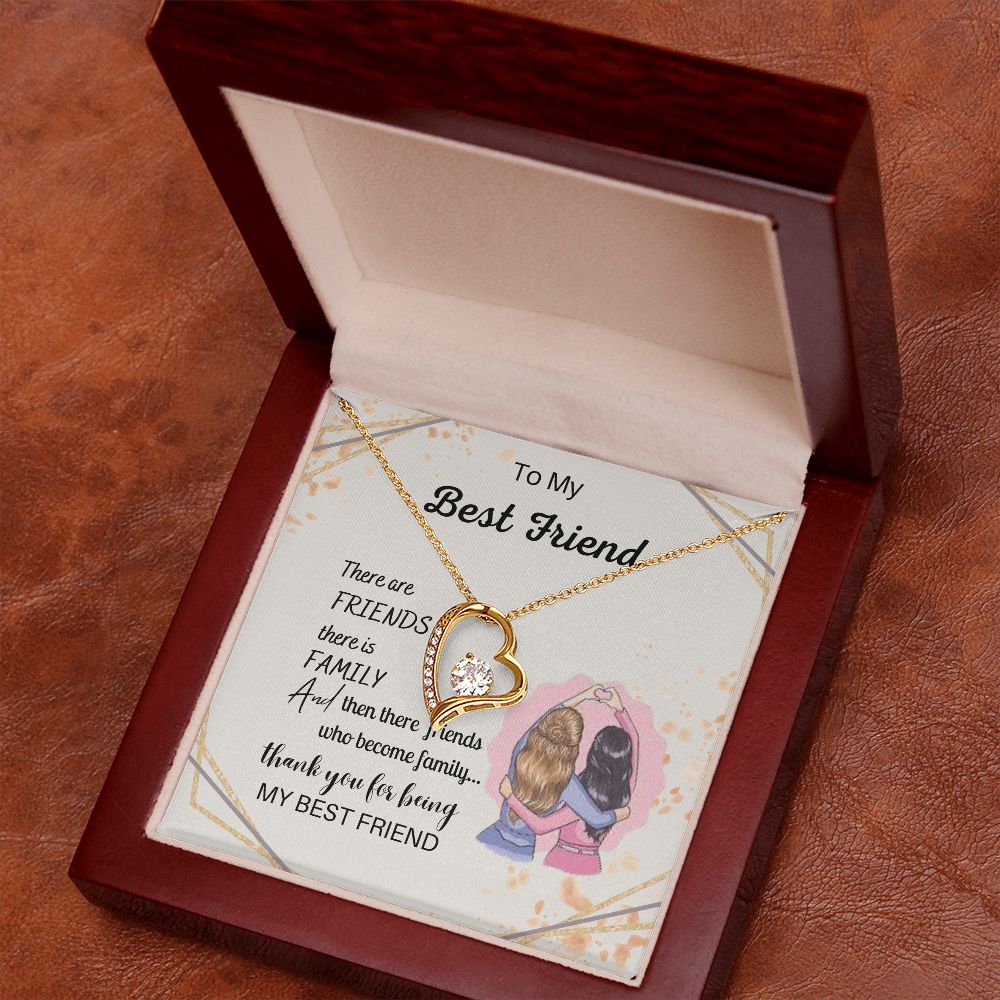 Soul Sisters - Heart Pendant Best Friend Necklaces for Women with Engraved Messages 200208