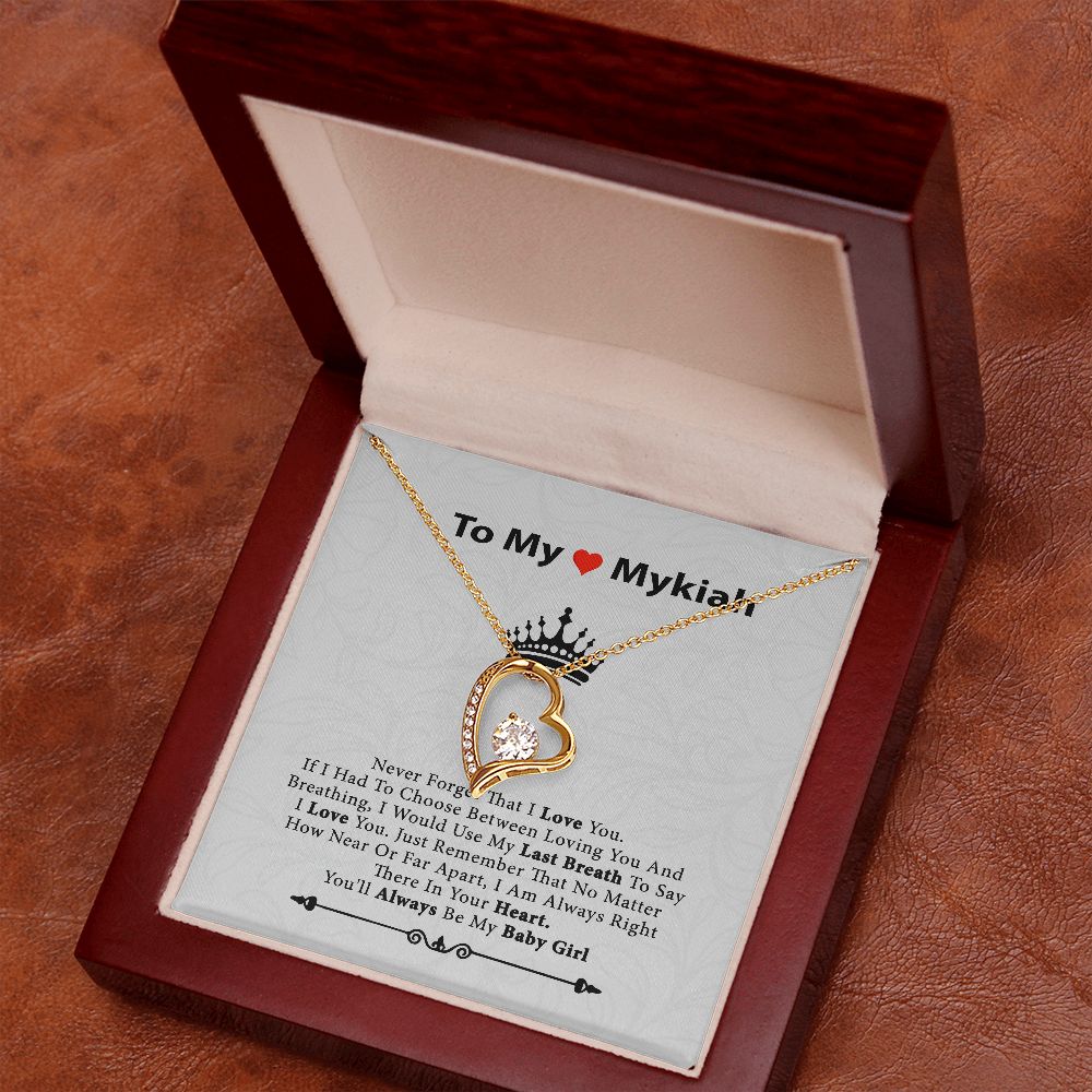 To My Daughter Necklace Saundra Whitaker