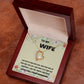 Elegant Wife Necklace - Perfect Anniversary, Birthday or Just Because Gift - Thoughtful Romantic Jewelry from Husband - Necklace for Wife
