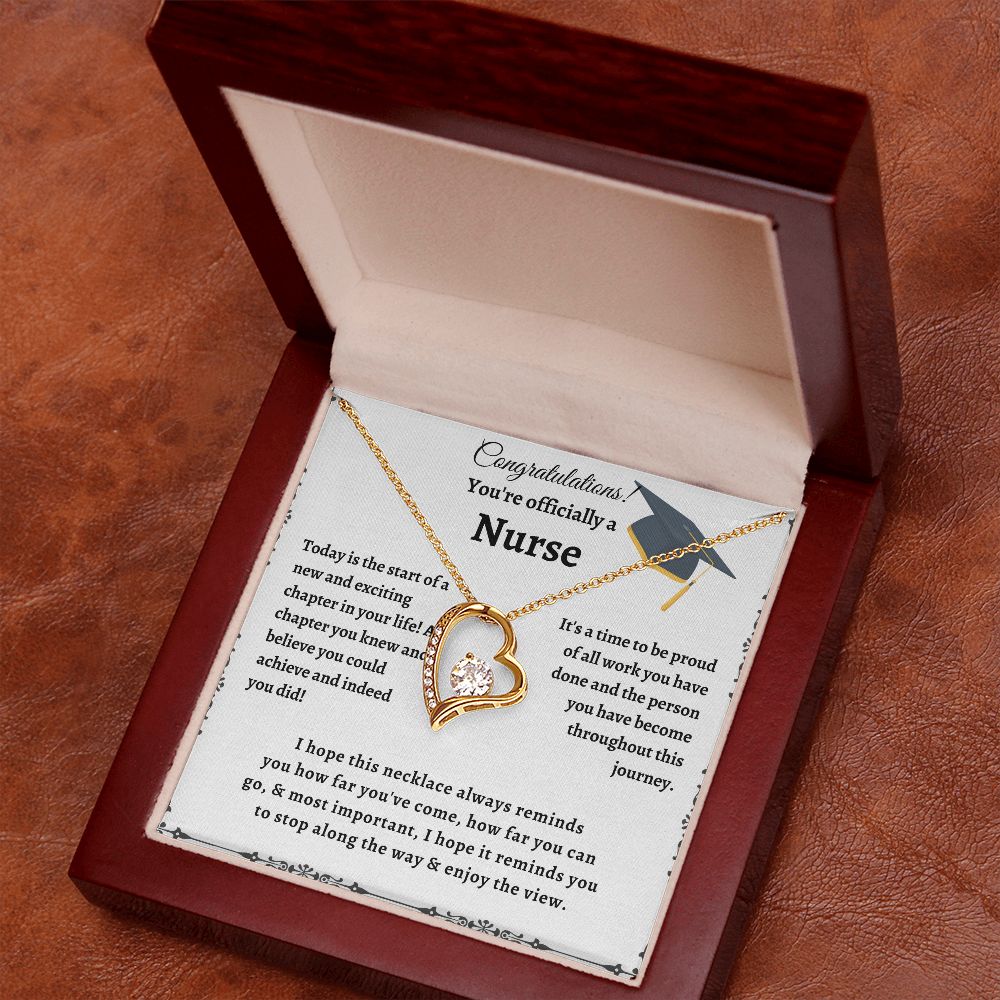 Graduation Necklace For Nurse - Nurses gifts for graduation that they will cherish for years to come, Graduation Necklace For Nurse, Nurse Graduate Gift, Nursing School SNJW23-030310