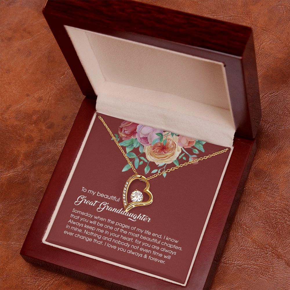 Granddaughter Necklace, Great Granddaughter Necklace Gift, Great Granddaughter Christmas Necklace, Great Granddaughter Jewelry B3-I4MJ-4N8W