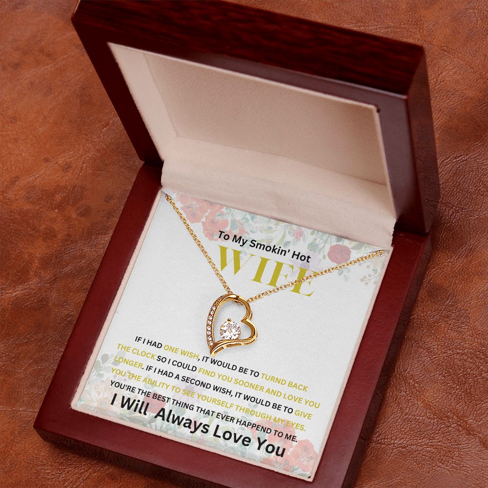 "Anniversary Gifts for Your Wife: Personalized To My Wife Necklace",  A Sentimental Gift for Your Wife"