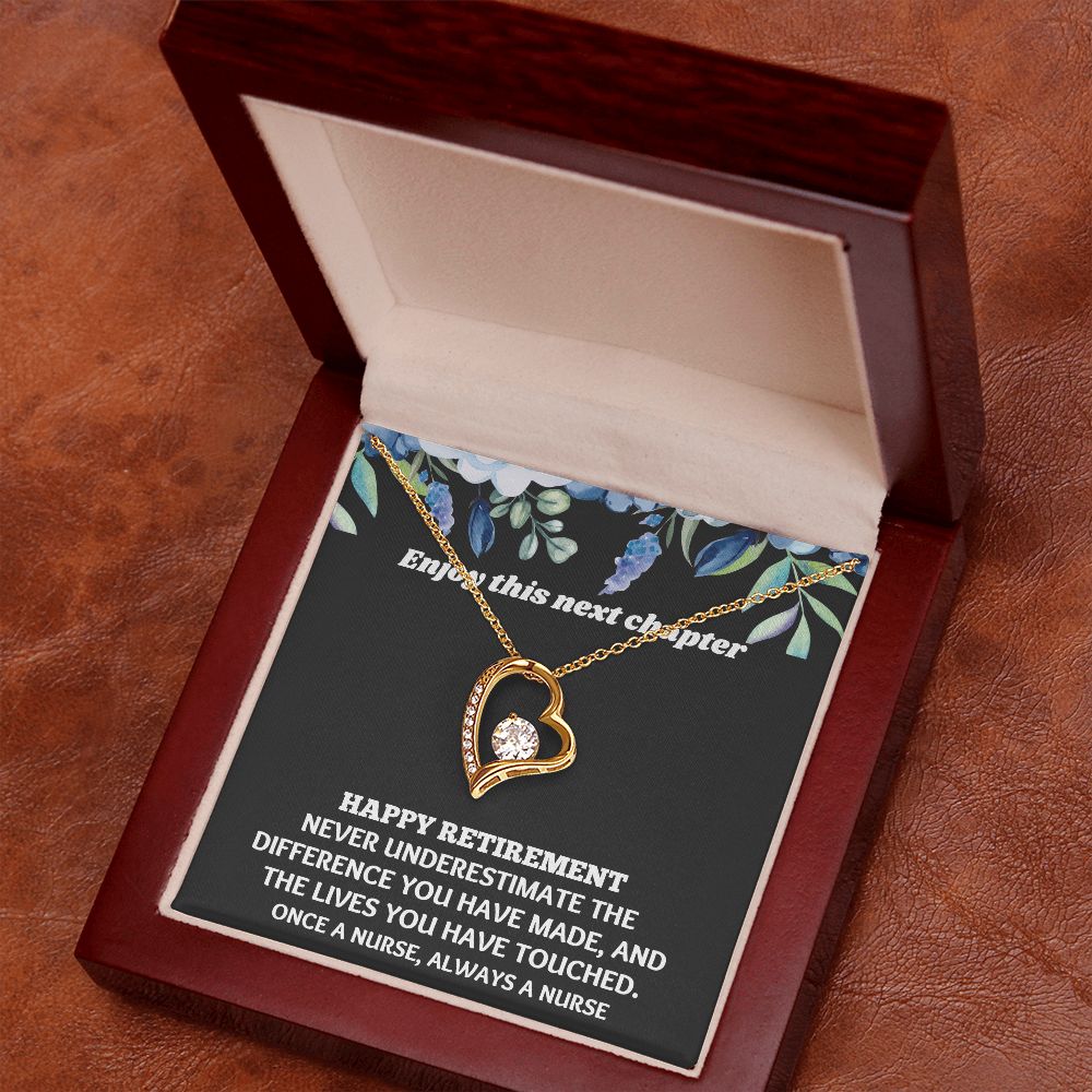 Looking for a meaningful retirement gift for a special woman? Our necklace is the perfect way to celebrate all she's accomplished