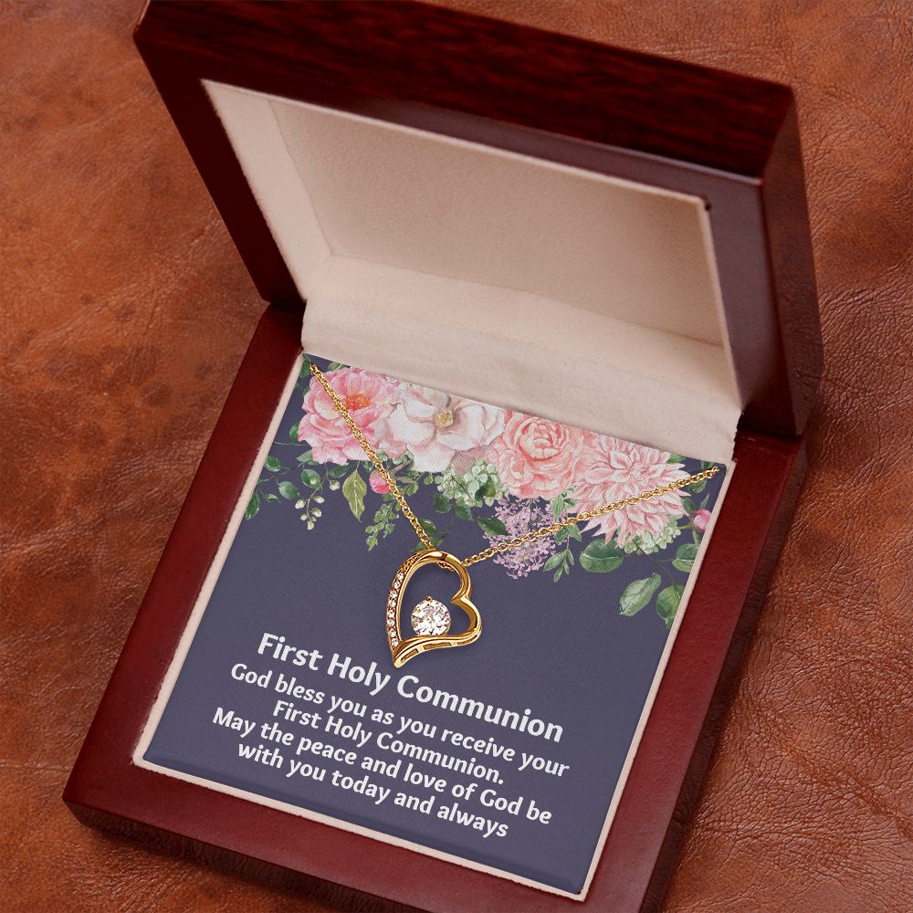 "Mark Your Daughter's First Communion with a Personalized Gift Necklace"