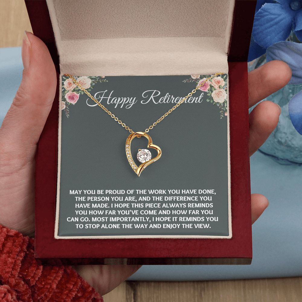 Our retirement gifts for women are the perfect way to show her how much she's loved and appreciated - a gift she'll treasure forever"
