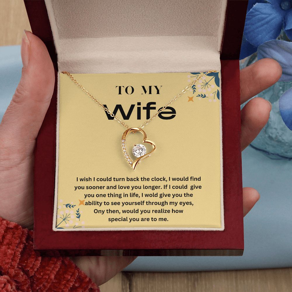 "To My Wife Necklace: The Meaningful Anniversary Gift for Your Wife"