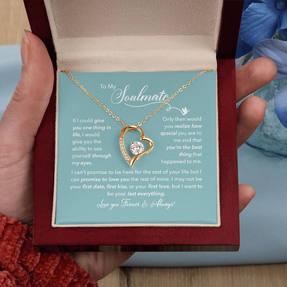 To My Soulmate Necklace , Love Gift SNJW110917 B0BLW8BTQZ