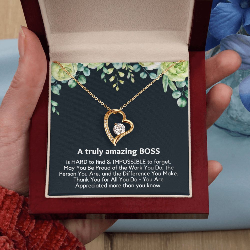 Boss Appreciation Gifts for Women Necklace: A Gesture That Will Leave a Lasting Impression"