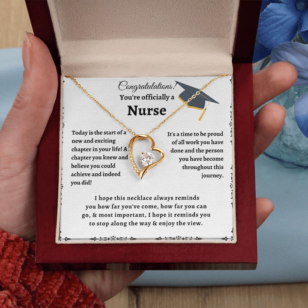 Graduation Necklace For Nurse - Nurses gifts for graduation that they will cherish for years to come, Graduation Necklace For Nurse, Nurse Graduate Gift, Nursing School SNJW23-030310