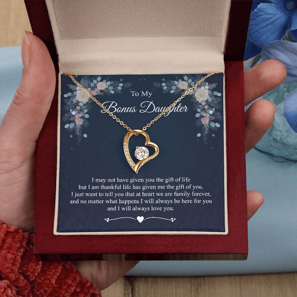 To my Bonus Daughter, Bonus Daughter Gift, Daughter in Law Gift, Birthday Gift, Stepdaughter gift, Forever Love JWSN110754 B0BLP7XM58