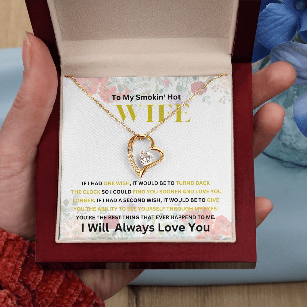 "Anniversary Gifts for Your Wife: Personalized To My Wife Necklace",  A Sentimental Gift for Your Wife"