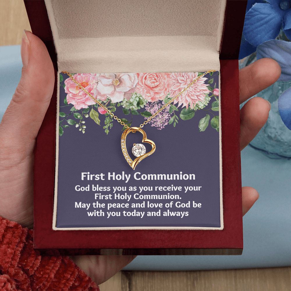 "Mark Your Daughter's First Communion with a Personalized Gift Necklace"