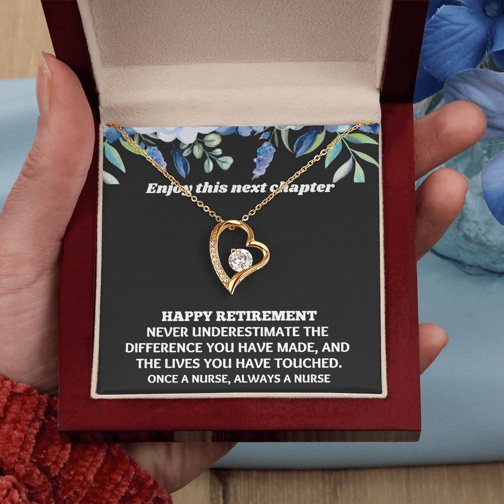 Looking for a meaningful retirement gift for a special woman? Our necklace is the perfect way to celebrate all she's accomplished