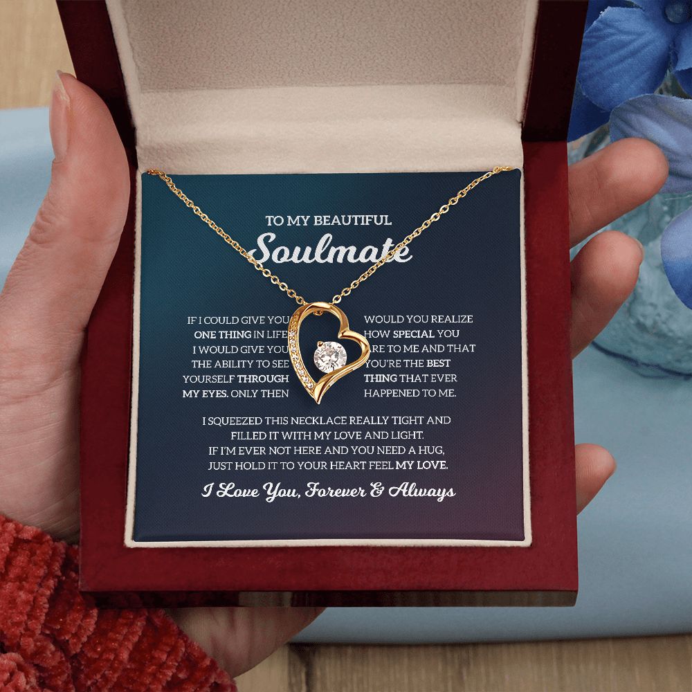 To My Beautiful Soulmate, Forever Love Necklace ttstore-1912-01x12 B0BQJPC4SS