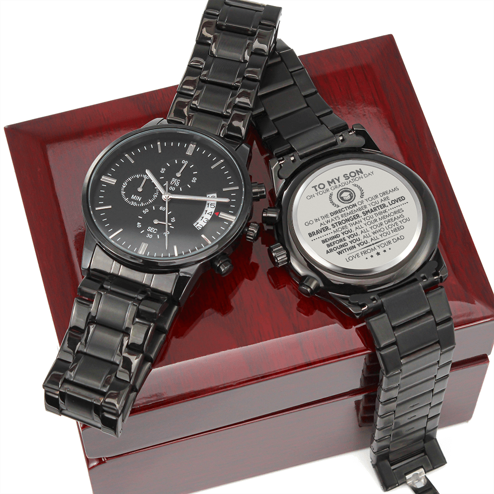 Black Watch for Son on graduation day- Go in the direction of your dreams - JWshinee