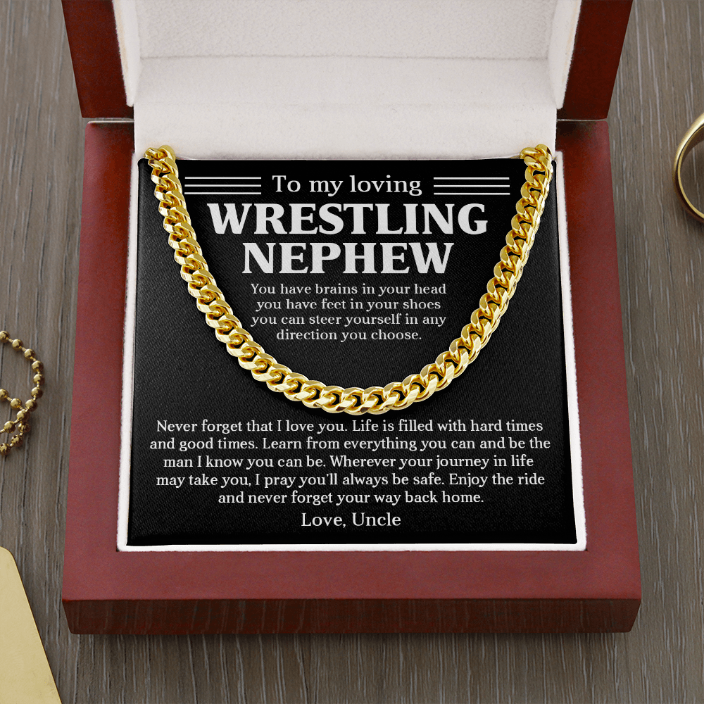 Gift for loving wrestling nephew- Enjoy the ride and never forget your way back home - JWshinee