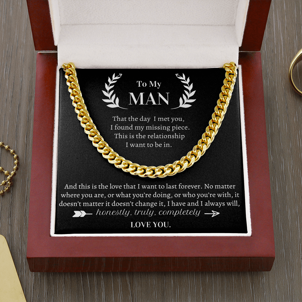 Valentine's Gift for Boyfriend - I always will, honestly, truly, completely love you - JWshinee