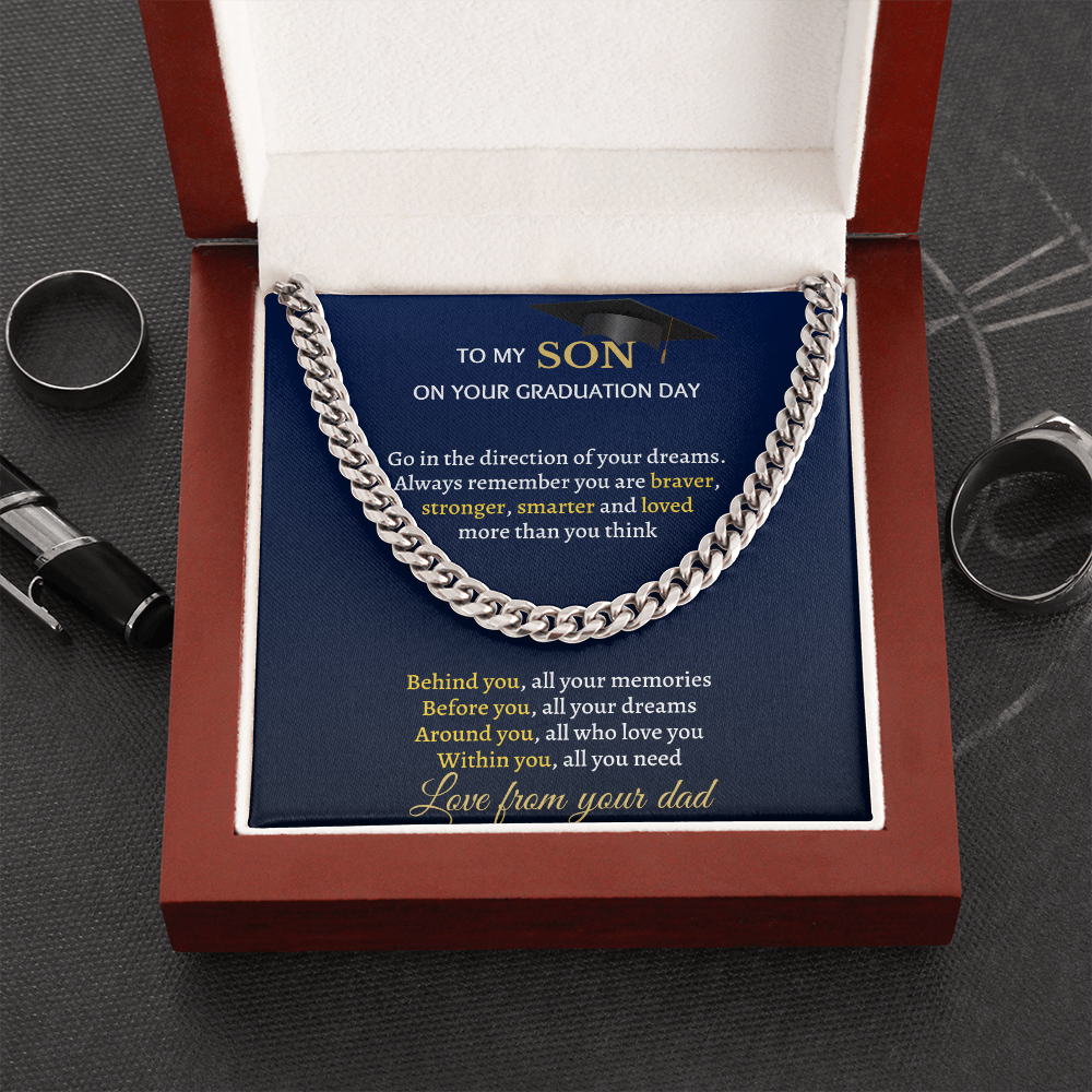 Gift for son on graduation- Go in the direction of your dreams. - JWshinee