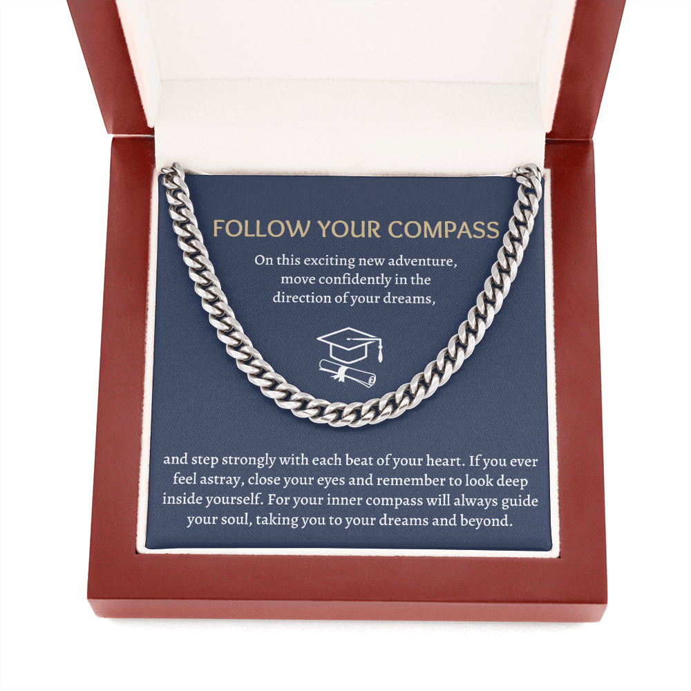 Graduation for Son - For your inner compass will always guide your soul, taking you to your dreams and beyond - JWshinee