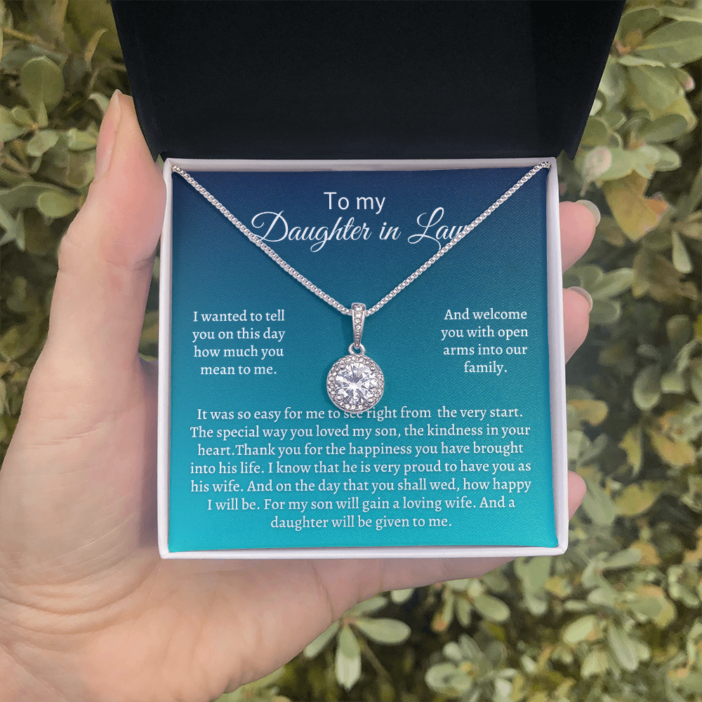 Gift for Daughter-in-law - For my son will gain a loving wife. And a daughter will be given to me - JWshinee