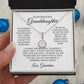 To Our Granddaughter Necklace, Granddaughter Necklace From Grandparents, Granddaughter Gifts From Grandma And Grandpa, Graduation Gift, Necklace For Granddaughter, Granddaughter Message Card JWSHINEE B0BN1X1TGJ