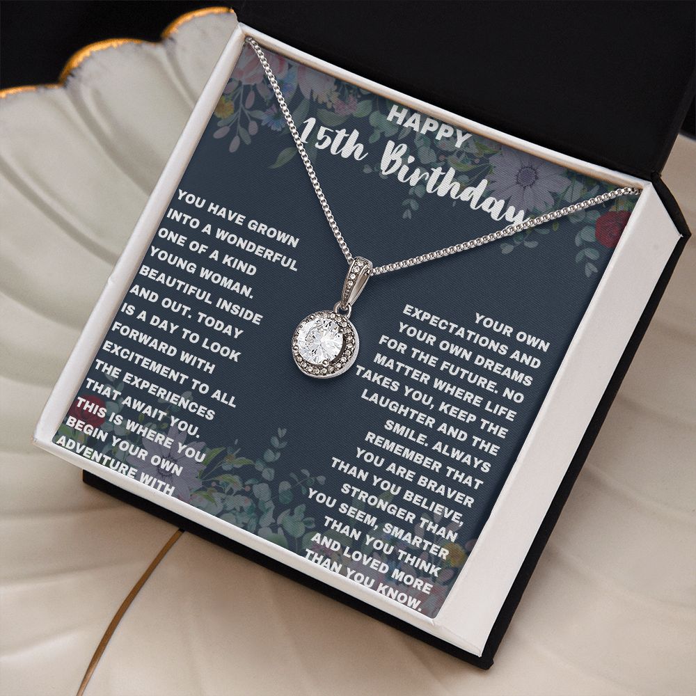 "Elegant Quinceañera Gifts Necklace for the Special Young Lady in Your Life"