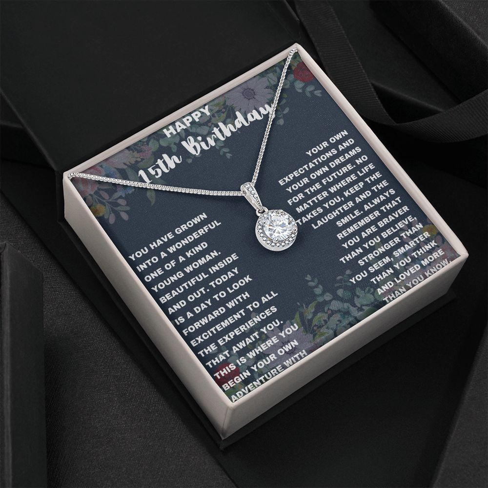 "Elegant Quinceañera Gifts Necklace for the Special Young Lady in Your Life"