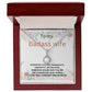 "Celebrate Your Anniversary with a Sentimental Wife Necklace"The meaningful Gift to Show Your Love"