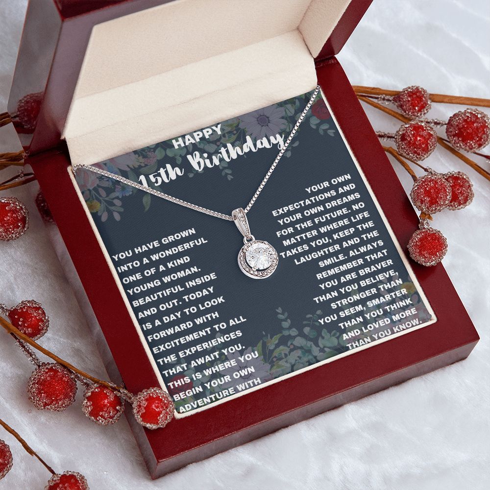 "Elegant Quinceañera Gifts Necklace for the Special Young Lady in Your Life"