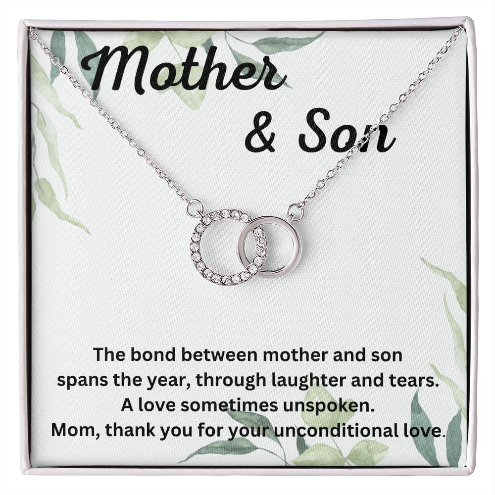 Thoughtful Necklace Gifts for Mom from Son – Unique Pendant with Personalized Message Card