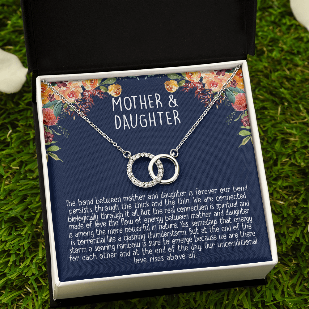Gift for Mother and Daughter- The bond between mother and daughter is forever our bond persists through the thick and the thin - JWshinee