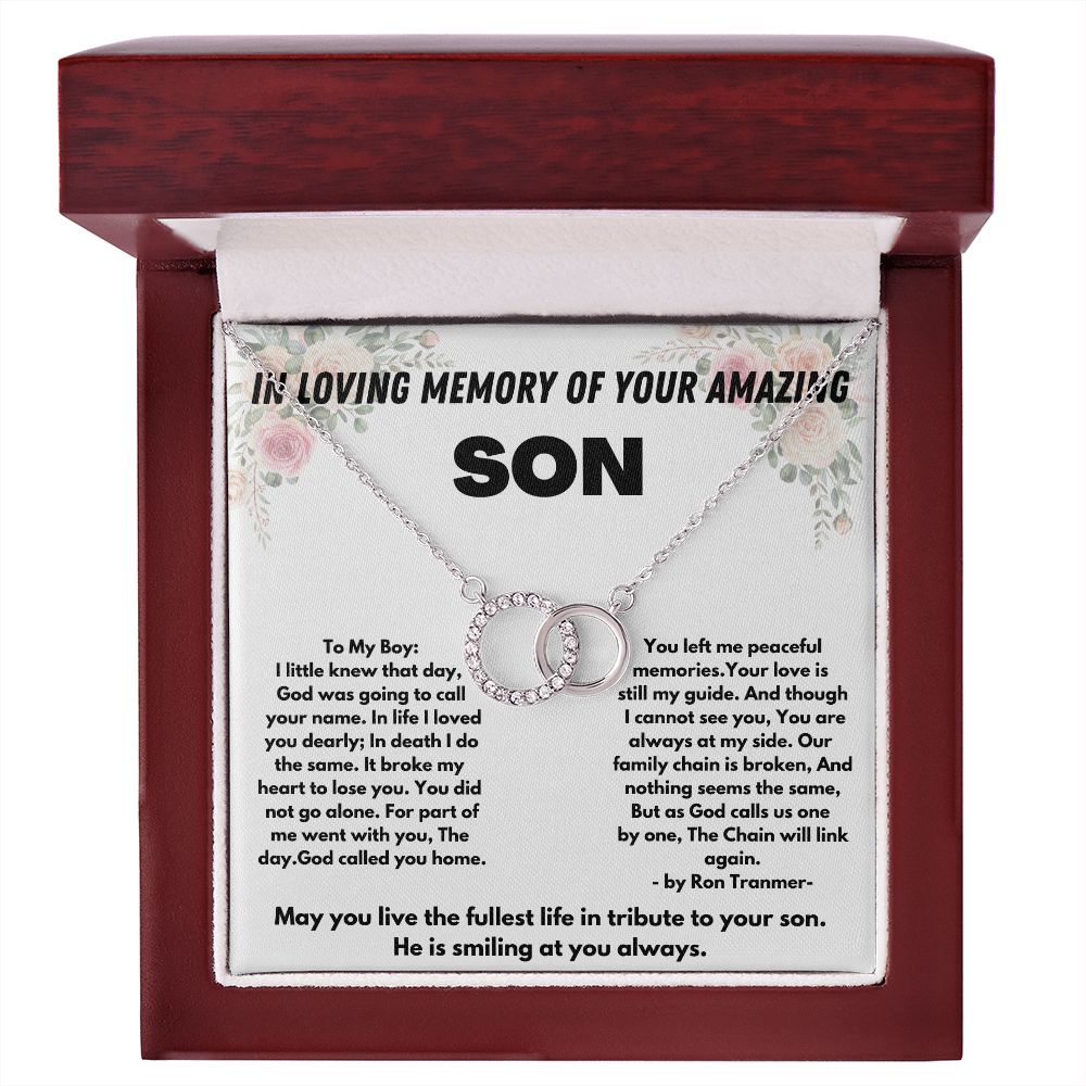 "Forever in Our Hearts: Memorial Gift for Loss of Son - Personalized Keepsake for Remembrance.