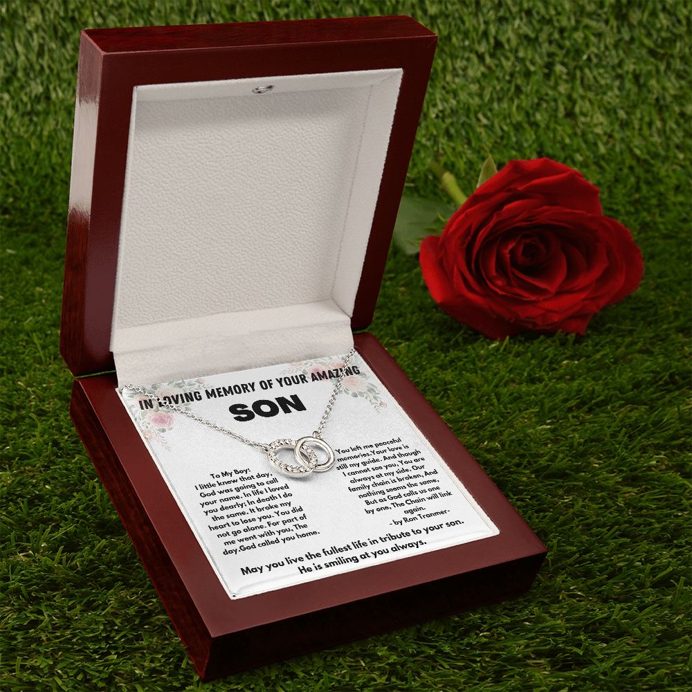 "Forever in Our Hearts: Memorial Gift for Loss of Son - Personalized Keepsake for Remembrance.