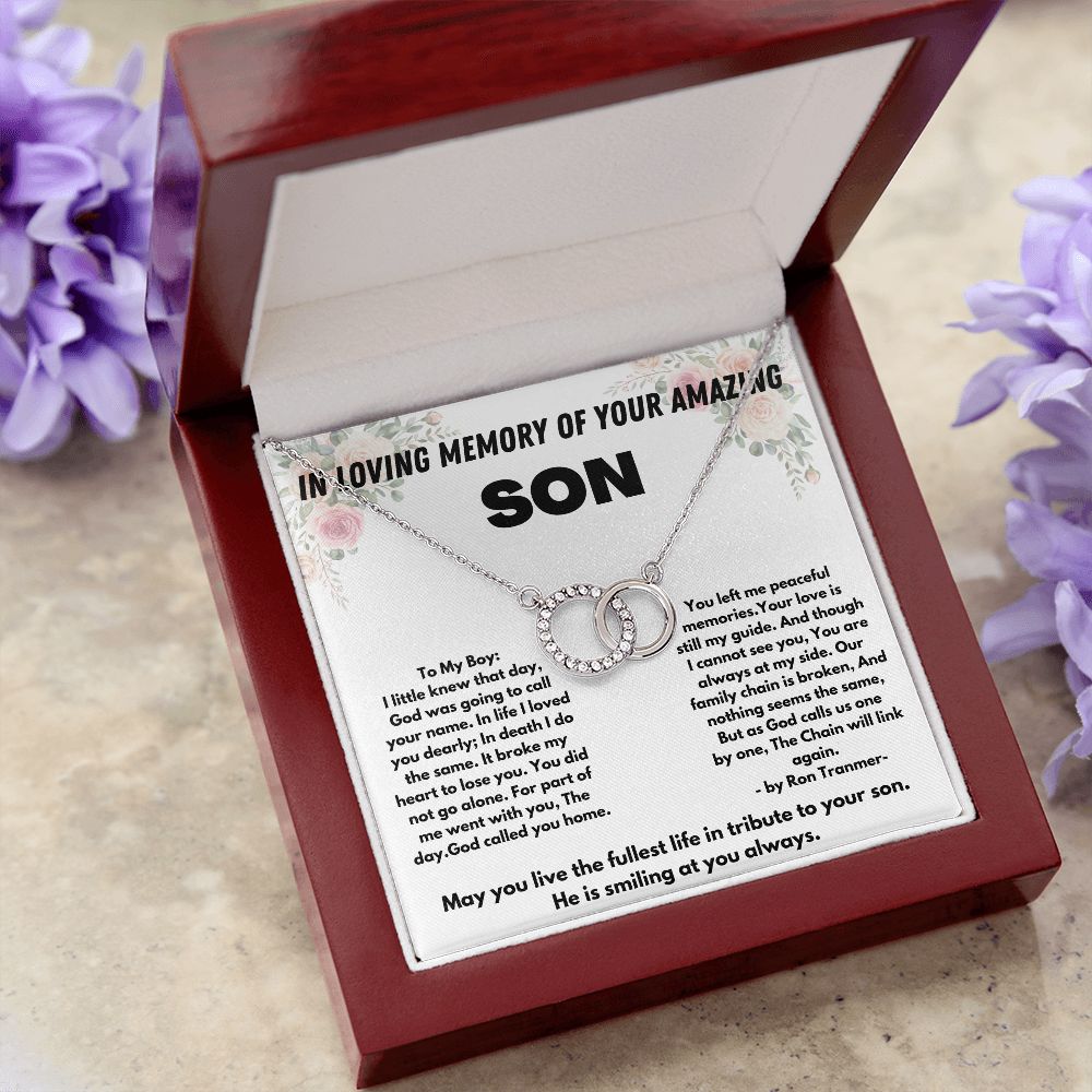 "Forever in Our Hearts: Memorial Gift for Loss of Son - Personalized Keepsake for Remembrance.