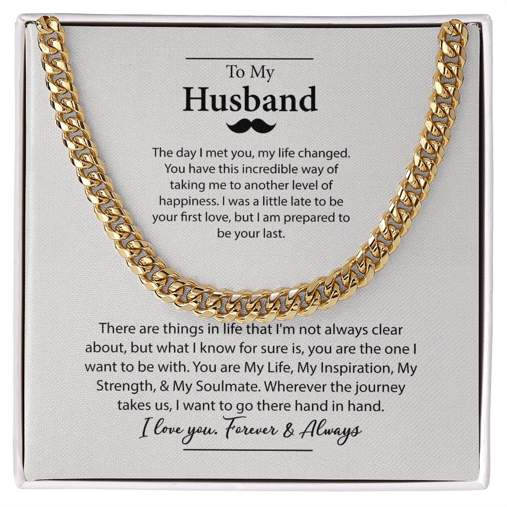 To My Husband Necklace B0BPPXKSTW