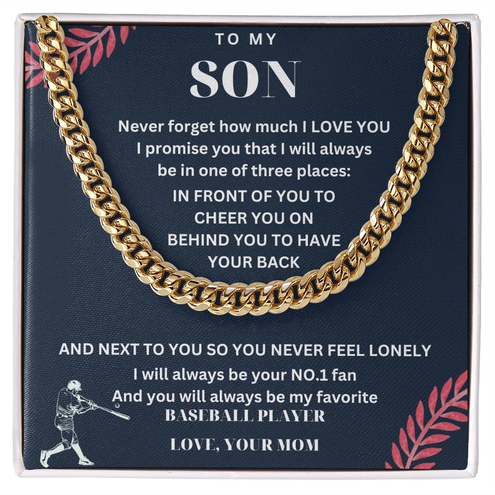 A Sentimental Gift for Your Amazing Son - To My Son Necklace from Mom/Dad