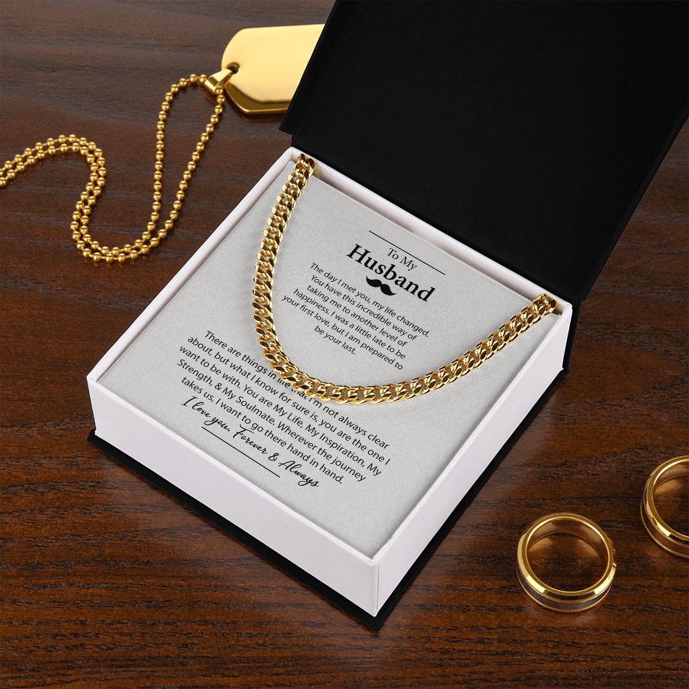 To My Husband Necklace B0BPPXKSTW