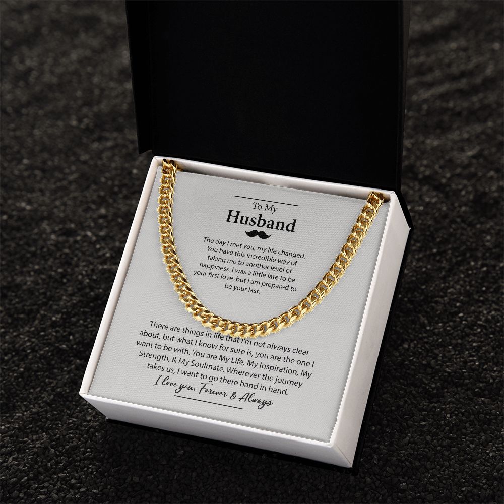 To My Husband Necklace B0BPPXKSTW