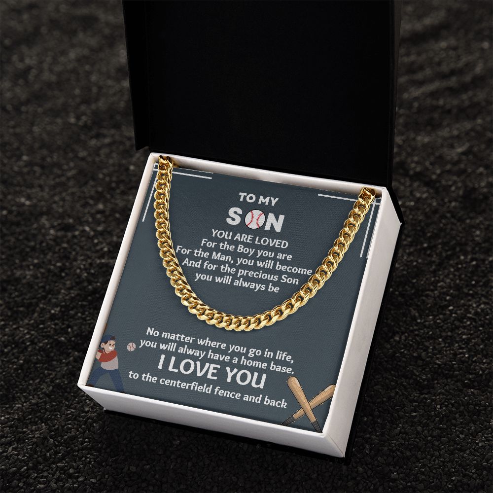 "Looking for a standout gift for the baseball-loving boy in your life? Our baseball gifts for boys necklace is a winner"