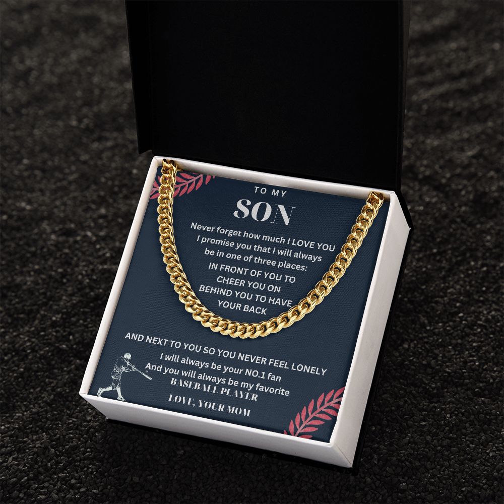 A Sentimental Gift for Your Amazing Son - To My Son Necklace from Mom/Dad