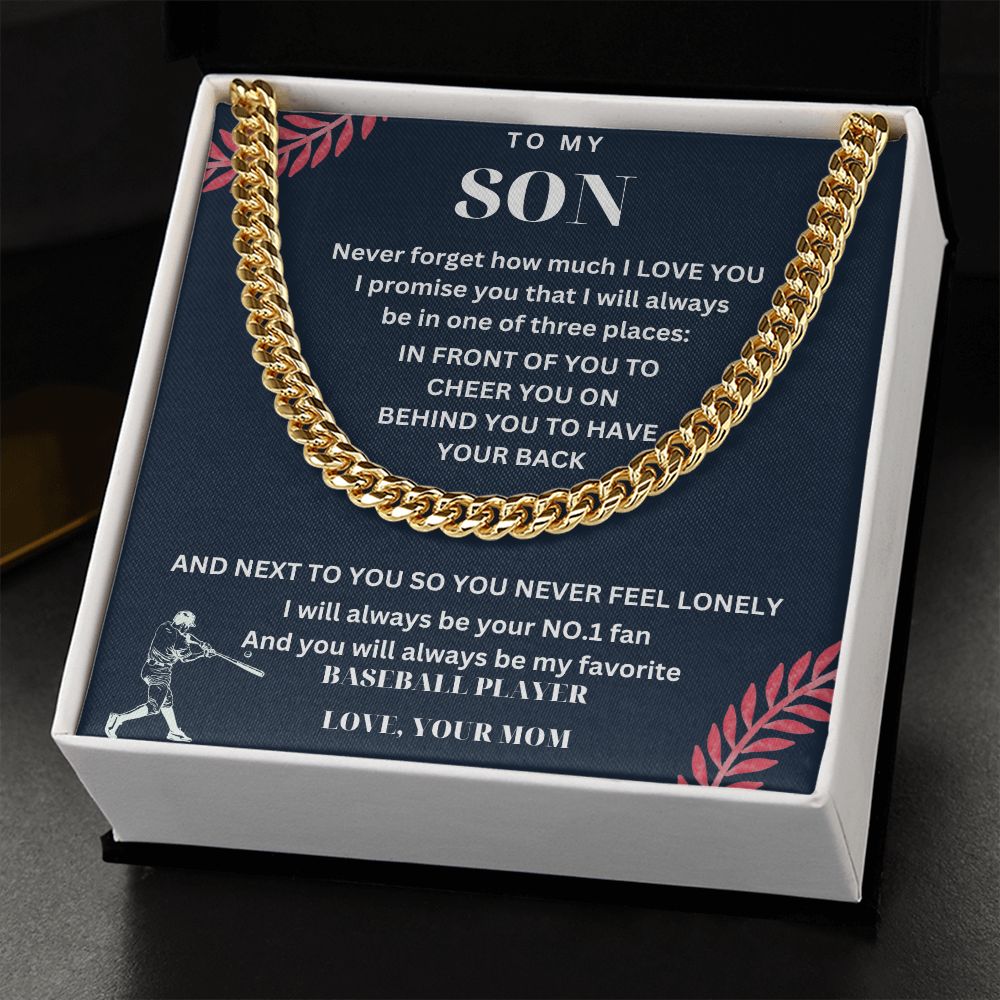 A Sentimental Gift for Your Amazing Son - To My Son Necklace from Mom/Dad