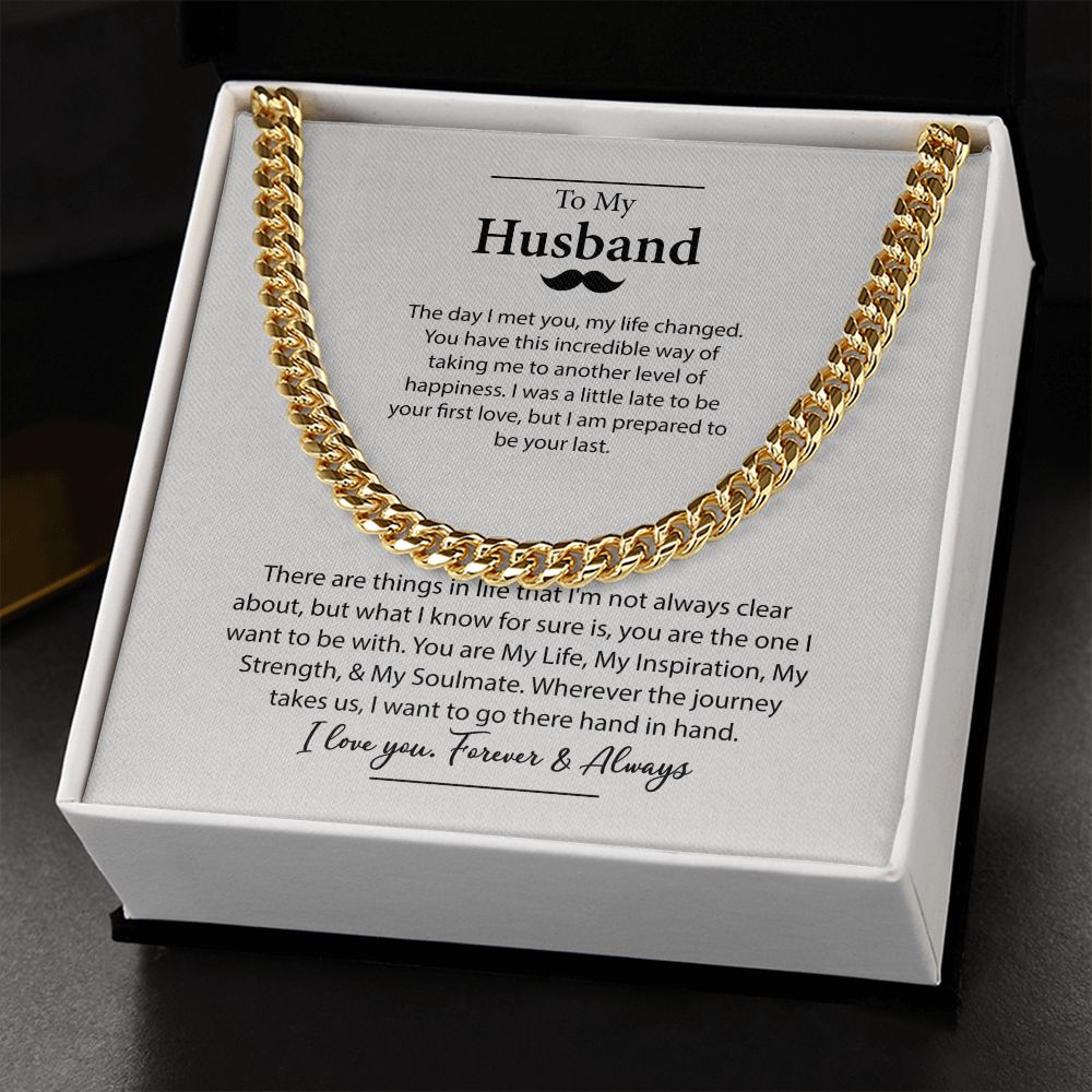 To My Husband Necklace B0BPPXKSTW