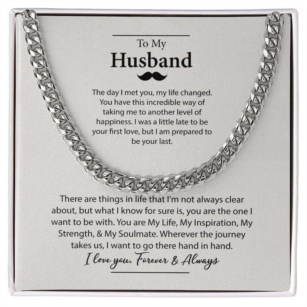 To My Husband Necklace B0BPPXKSTW